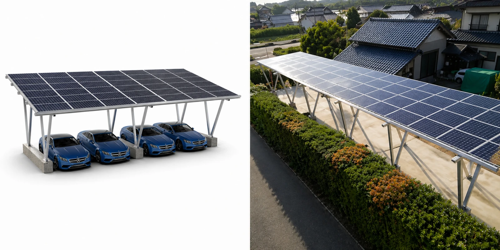 accoppiamento strutture fotovoltaiche per pannelli